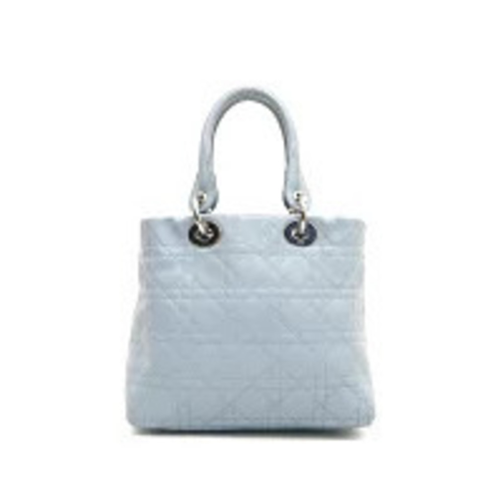 Christian Dior Lady Cannage handbag leather blue